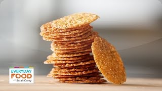 Lacy Almond Cookies  Everyday Food with Sarah Carey [upl. by Keynes68]