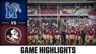 Memphis vs Florida State Game Highlights  2024 ACC Football [upl. by Solracnauj32]