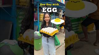 One day Fulla Eggs  Challenge  wait till the end 🥚🪺 funny foodchallenge [upl. by Elysia]