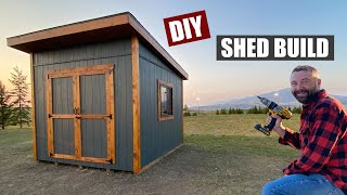 The EASY Way to Build a Leanto Style Shed [upl. by Rollecnahc]