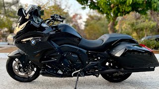 BMW K1600 BAGGER Black storm metallic with Remus Quad Slip on [upl. by Annekam]