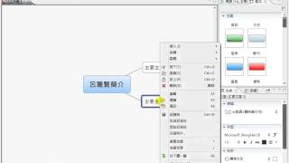 Xmind 2013b06建立自我簡介主題心智圖 [upl. by Jabez]