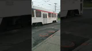 SEPTA Route 36 trolley yesterday 🚃⚪️🔴🔵🇺🇸✅ septa trolley [upl. by Meerek]