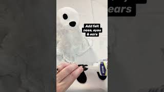 How to make a cheesecloth ghost dog halloweendecor [upl. by Suissac]