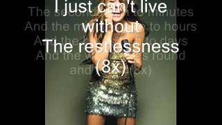 Miley Cyrus  I Dont Close My Eyes Restlessness  Lyrics [upl. by Atiekahs951]