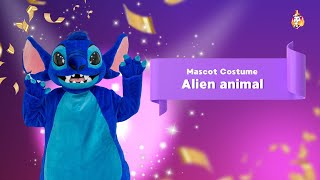 Alien animal Mascot Costume [upl. by Oijres]