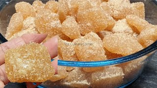 How to make Ginger Crystals  Ginger Candy  Crystallised Ginger [upl. by Diamond]