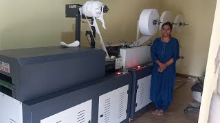 Our Sanitary pad making machine clients review sanitraypadmachine [upl. by Trembly443]