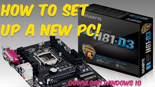 Installing H81MS Motherboard in Desktop cabinet [upl. by Ahsienot]