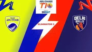 Delhi bulls vs Team Abu dhabi 2nd Eliminator T10 match live 2024 [upl. by Schuh]