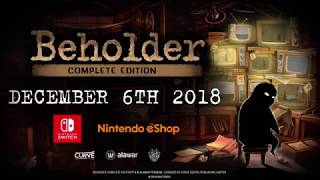 Beholder Complete Edition on Nintendo Switch  Official Reveal Trailer [upl. by Idleman]