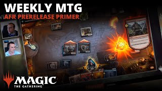 Weekly MTG  AFR Prerelease Primer with Gavin Verhey [upl. by Odnesor]