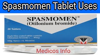 Spasmomen Tabletotilonium bromide 40mguse for intestinsl disorders details in urdu and hindi [upl. by Dnomaid856]