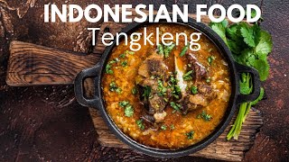 Indonesian Food Tengkleng Iconic Goat Bone DelicacyFood Video [upl. by Rot]