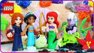 ♥ LEGO Disney Princess Ariel Jasmine amp Merida With FRIENDS ON THE SUN [upl. by Seton339]