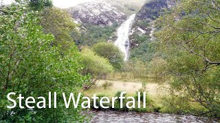 A walk to Steall Falls over the wire bridge Glen Nevis Scotland filmed using the insta360 GO [upl. by Julienne]