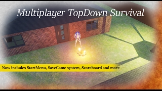 UE4 Multiplayer TopDown Survival Kit v12 [upl. by Nemraciram589]