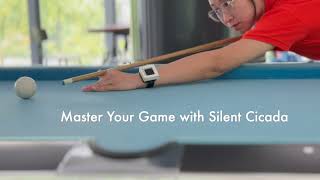 Stay Cool and Focused in 15Ball Pool with Silent Cicada Personal Air Conditioner wearabletech [upl. by Minette]