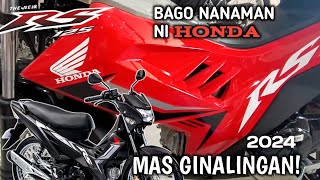 MAS PINA POGI NEW HONDA RS125 FI 2024  QUICK REVIEW  PRICE UPDATE [upl. by Dewhirst]