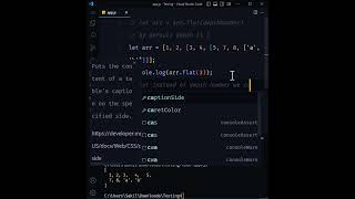 Convert Multidimensional array to one dimensional array JavaScript flat method DeveloperHub1 [upl. by Tabatha]