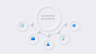 Animated Neumorphic Infographic Slide Design 2  PowerPoint Template [upl. by Stempson]