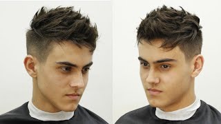 Textured Undercut For Teens  Mens Haircut and Hairstyle [upl. by Alexandros]