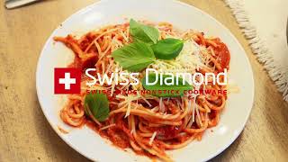 Pasta Pomodoro Featuring Swiss Diamond HD Cookware [upl. by Aiem8]