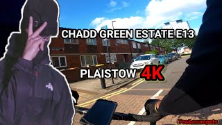 PLAISTOW HOOD CHADD GREEN E13 CGE  LONDON HOODS IN 4K [upl. by Kila]