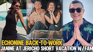 LOOK JANINE GUTIERREZ AT JERICHO ROSALES BACK TO WORK AFTER SHORT VACATION [upl. by Eillas8]