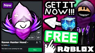 FREE ACCESSORY HOW TO GET Raven Hunter Hood  Tower Defense Simulator ROBLOX PRIME GAMING [upl. by Madai]