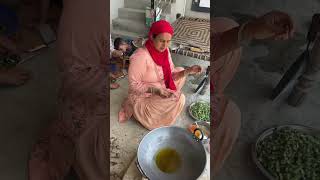 Desi Style Mein bhindi villagefood villagekitchen sunilpalvlogs [upl. by Hum813]