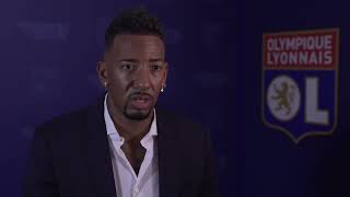 Jérôme Boatengs first interview at Olympique Lyon [upl. by Nehtanhoj]