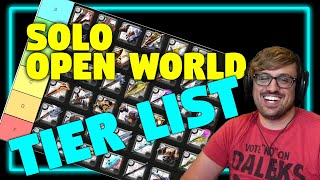 Solo Open World Weapons Tier List  Albion Online PvP [upl. by Wettam]