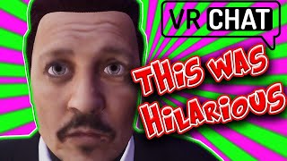 VRChat As JOHNNY DEPP  Funny Moments [upl. by Adala]