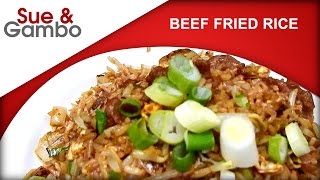 Chinese Beef Fried Rice [upl. by Oralee]