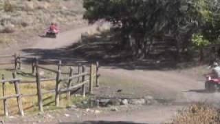 2009 Honda Fourtrax Rancher ATV First Ride [upl. by Menzies28]