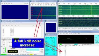 NOISE GENERATED BY SOUNDCARD  MOONBOUNCE COMMUNICATION [upl. by Supat]