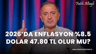 Fatih Altaylı yorumluyor Orta Vadeli Plana OVP göre dolar ve enflasyon tahminleri tutarlı mı [upl. by Aneeroc880]