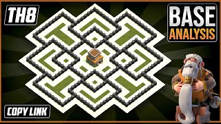 THE BEAST TH8 HYBRIDTROPHY Base 2023 Town Hall 8 Hybrid Base Design – Clash of Clans [upl. by Ahtabat94]