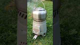 Quechua MH500 Camping Wood Stove [upl. by Narhem524]