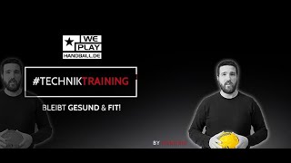 Handball daheim  Techniktraining Dreher lernen weplayhomeworkout 13 [upl. by Jelle34]