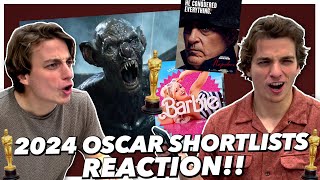 2024 Oscar Shortlists Reaction [upl. by Franklin]