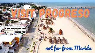 PROGRESO Mexico Yucatan Amazing Day Trip from Merida Vacation Destination [upl. by Verina]