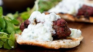 Greekstyle Lamb Koftas [upl. by Gwendolyn]