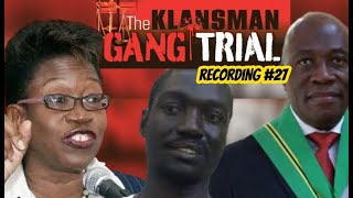 Klansman GANG TRIAL  recording 27 of the klansman gang trial held in Jamaica high court [upl. by Helbonnas]