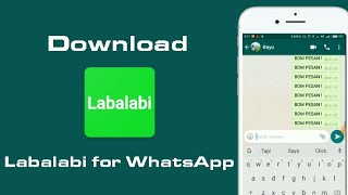 Cara menggunakan aplikasi labalabi for whatsapp di android [upl. by Aidnahs]