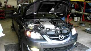 Mazdaspeed 3 Dyno Cobb stage 2 first pull [upl. by Atteyek]