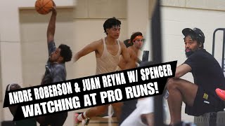 Andre Roberson amp Juan Reyna GO OFF w Spencer Dinwiddie Watching at Private Pro Runs [upl. by Libove]