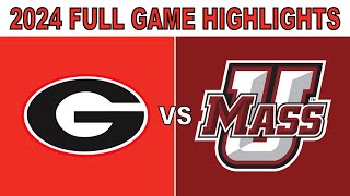 Georgia vs UMass 2024  Full Game Highlights  Every Play  College Football Week 13  1 Hour Dawgs [upl. by Aihseuqram]