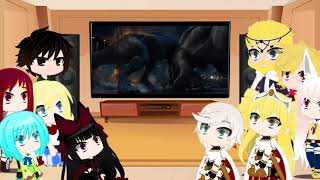 Girls und Panzer and GATE react to Jurassic WorldFallen Kingdom  Gacha Club Reaction Part 12 [upl. by Haikezeh]